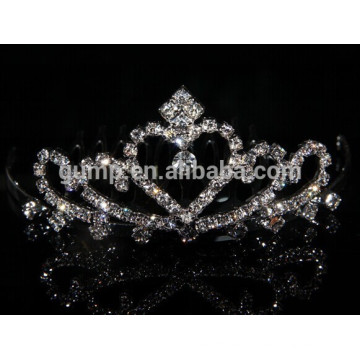 Princesa cristal mini tiaras peine / corona